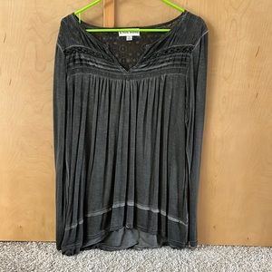 Dark gray Knox Rose long sleeve